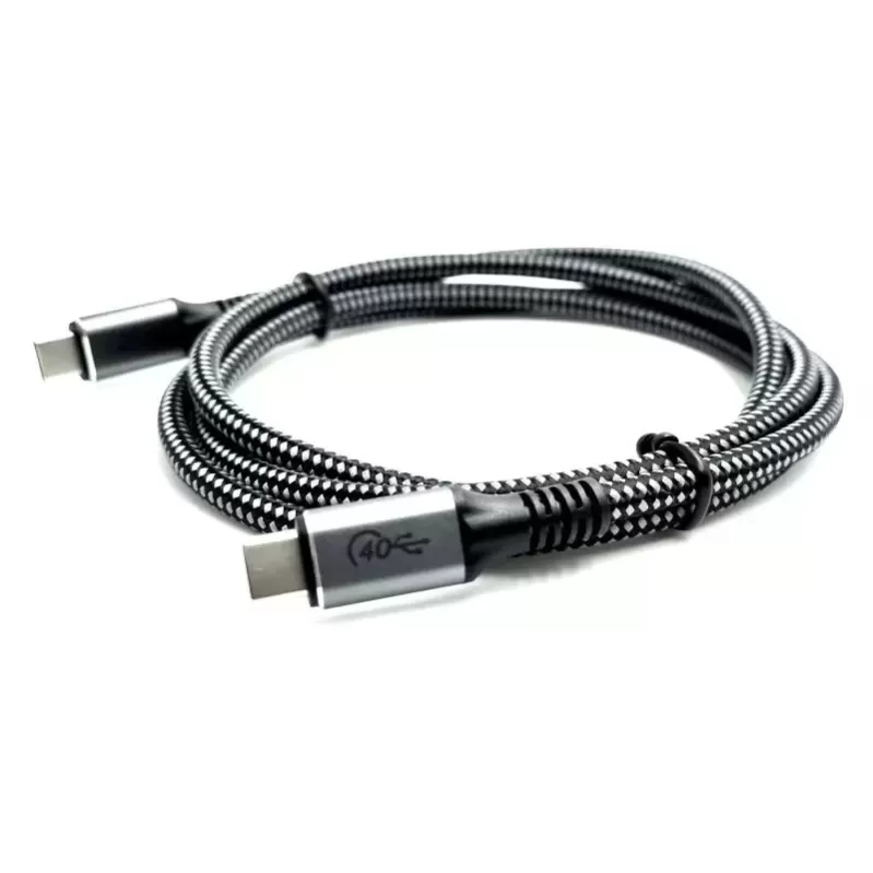 כבל Gold Touch USB3.1 40G Type C M/M שחור 1m