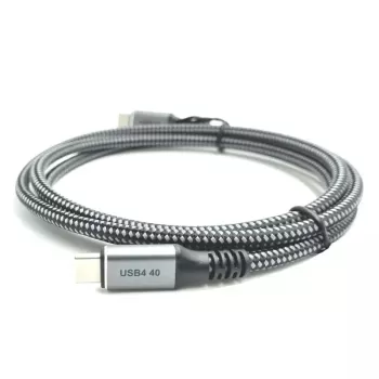 Cable Gold Touch USB3.1 40G Type C M/M black 1m
