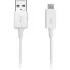 כבל סנכרון וטעינה מקורי Samsung Micro USB to Type-A Cable לבן 0.75m - יבואן רשמי