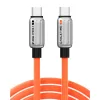 כבל CABLETIME USB-C 240W Charging Cable 1m כתום