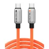 כבל CABLETIME USB-C 240W Charging Cable 1m כתום