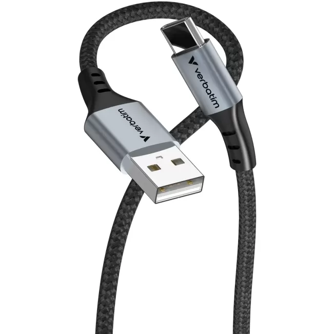 Cable Verbatim Sync & Charge USB-A to USB-C 18W 1.2m Color:black
