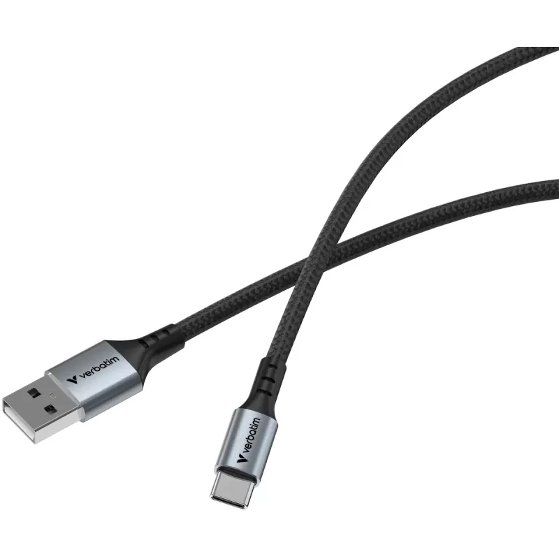 Cable Verbatim Sync & Charge USB-A to USB-C 18W 1.2m Color:black