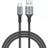 Cable Verbatim Sync & Charge USB-A to USB-C 18W 1.2m Color:black
