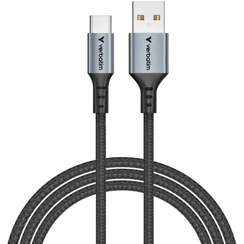Cable Verbatim Sync & Charge USB-A to USB-C 18W 1.2m Color:black