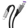 כבל Vention USB-A to USB-C 5A/40W Super Charge 1m Cable צבע שחור