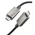 כבל CABLETIME USB-C 4.0 8K/60Hz 40Gbps 240W 2m צבע שחור, כסוף