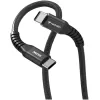 Кабель Verbatim Sync & Charge Magnetic Cable USB-C to USB-C 60W 1.2m black Кабель Verbatim Sync & Charge Magnetic Cable USB-C to USB-C 60W 1.2m black
