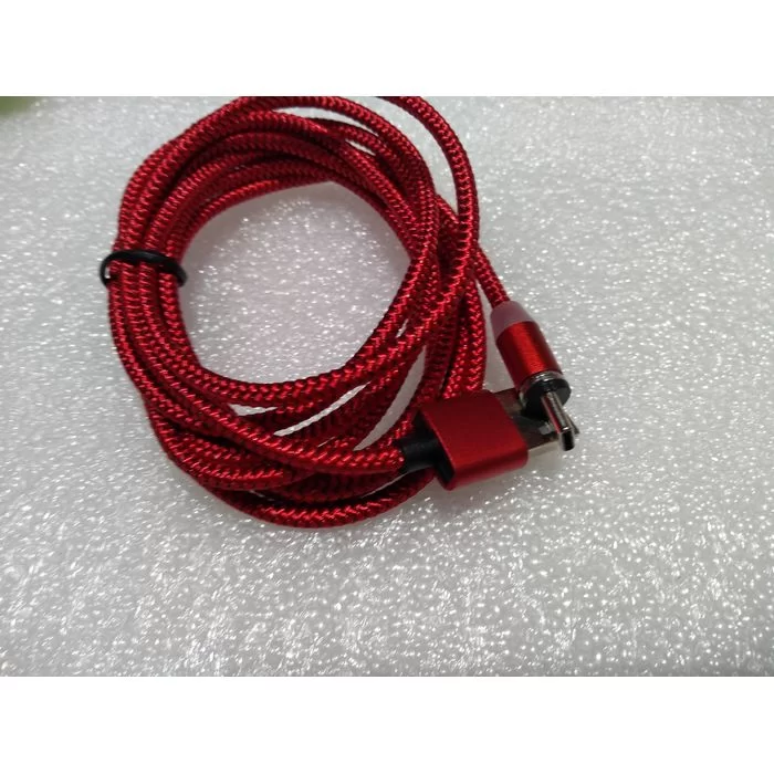 כבל טעינה עם מגנט Magnetic Type-C Charging 2m אדום