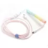 Кабель Ducky USB-A to USB-C Coiled - Cotton Candy 1.8m Цвет:Розовый «Сахарная вата»