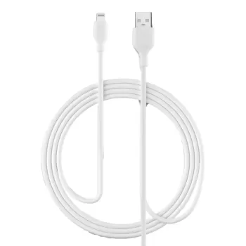 כבל Miracase IPONE PVC 2m צבע לבן