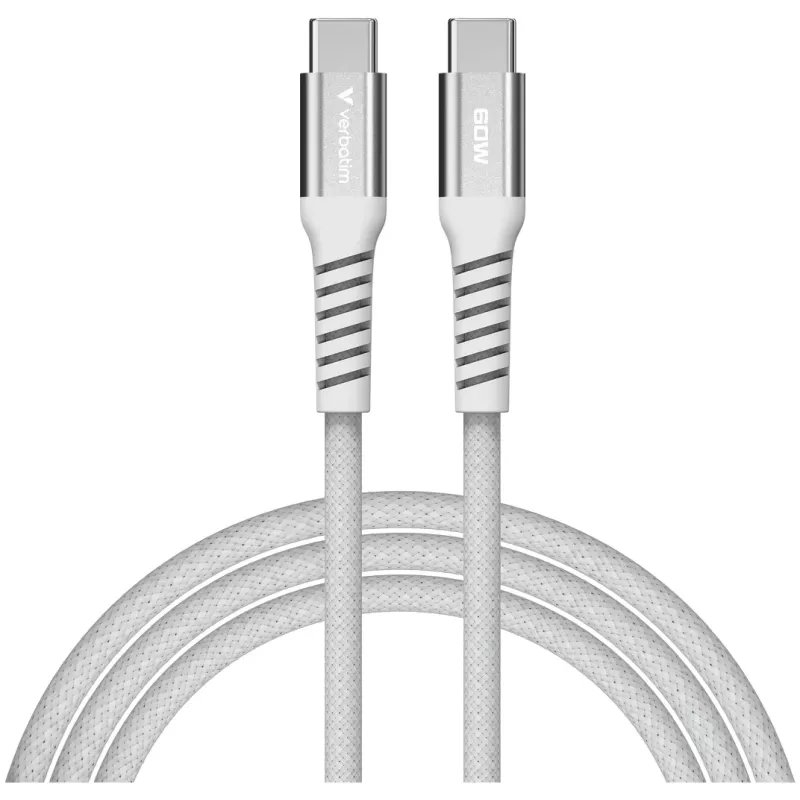 Кабель Verbatim Sync & Charge Magnetic Cable USB-C to USB-C 60W 1.2m gray Кабель Verbatim Sync & Charge Magnetic Cable USB-C to USB-C 60W 1.2m gray