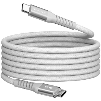 Cable Verbatim Sync & Charge Magnetic Cable USB-C to USB-C 60W 1.2m gray