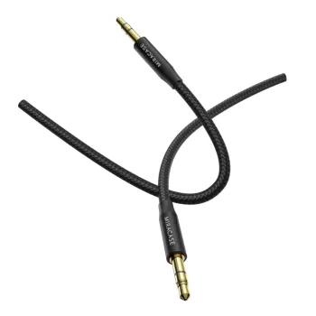 כבל אודיו Miracase AUX 1.2M MAC450 שחור MAC450 1.2m