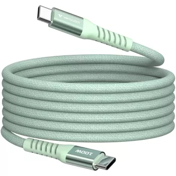 Cable Verbatim Sync & Charge Magnetic USB-C to USB-C 100W 1.2m green