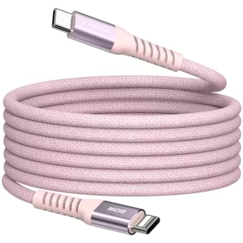 Cable Verbatim Sync & Charge Magnetic Cable USB-C to USB-C 60W 1.2m pink