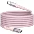 Cable Verbatim Sync & Charge Magnetic Cable USB-C to USB-C 60W 1.2m pink