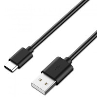 כבל סנכרון וטעינה Samsung Type-A to Type-C Cable שחור 0.8m - יבואן רשמי