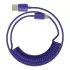 Cable 1St Player 1StPlayer USB-A to USB-C Spring up to 2.5m Purple Blue Color:blue purple