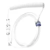 Cable Ducky USB-A -USB-C Premicord Coiled - white