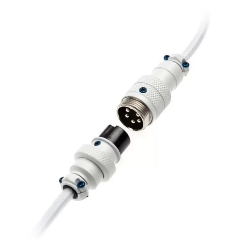 Cable Ducky USB-A -USB-C Premicord Coiled - white