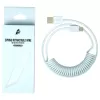 כבל 1St Player 1StPlayer USB-A to USB-C Spring up to 2.5m Sky Blue צבע כחול
