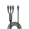 Charging cable Silver Line 3 Type-c to LIGHTNING and Type-c 2x 1.5m