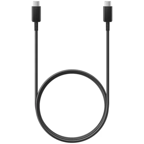 כבל סנכרון וטעינה מקורי Samsung 5A USB-C to USB-C Cable 1m שחור