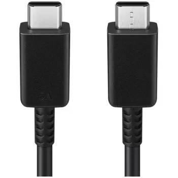 Оригинальный кабель для синхронизации и зарядки Samsung 5A USB-C to USB-C Cable 1m black
