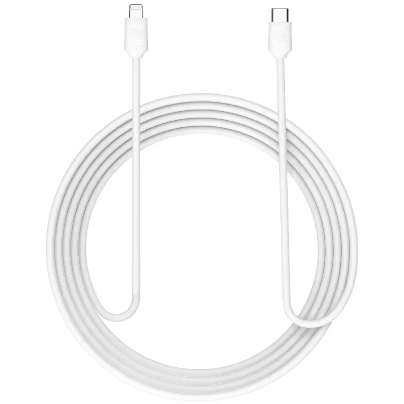 Cable Miracase Type-C to Lighting white 1.2m