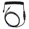 Cable Ducky USB-A to USB-C Premicord Coiled - Phantom Color:black Cable Ducky USB-A to USB-C Premicord Coiled - Phantom Color:black