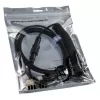 Cable Ducky USB-A to USB-C Premicord Coiled - Phantom Color:black Cable Ducky USB-A to USB-C Premicord Coiled - Phantom Color:black