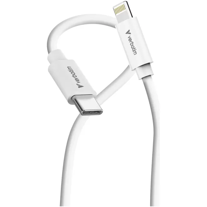Cable Verbatim Essentials Sync & Charge USB-C to Lightning 1m 2-Pack
