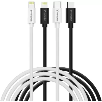 Cable Verbatim Essentials Sync & Charge USB-C to Lightning 1m 2-Pack