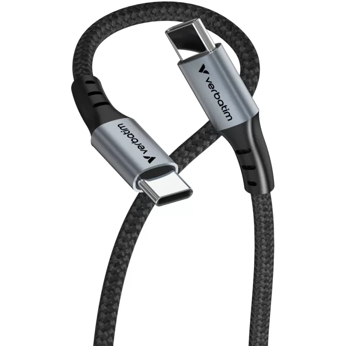 Cable Verbatim Sync & Charge USB-C to USB-C 60W 1.2m Color:black