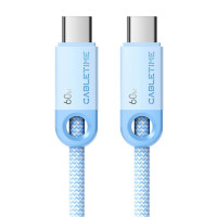 כבל CABLETIME USB-C 60W Charging Cable 1m כחול