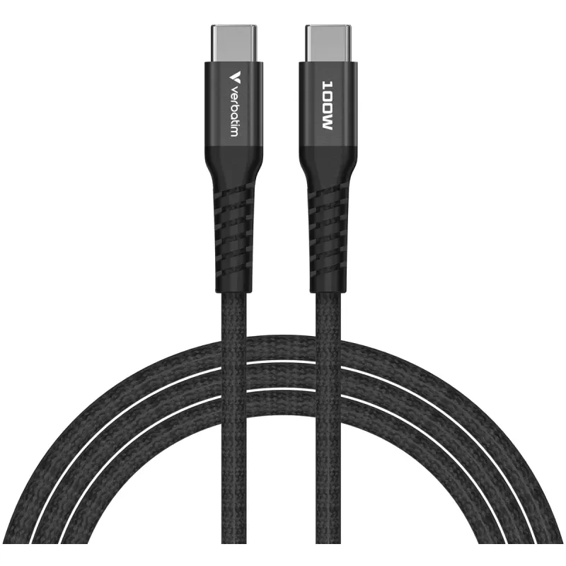 Cable Verbatim Sync & Charge Magnetic USB-C to USB-C 100W 1.2m black Cable Verbatim Sync & Charge Magnetic USB-C to USB-C 100W 1.2m black