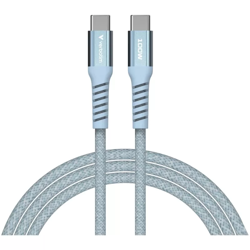 Cable Verbatim Sync & Charge Magnetic Cable USB-C to USB-C 100W 1.2m blue Cable Verbatim Sync & Charge Magnetic Cable USB-C to USB-C 100W 1.2m blue