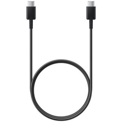כבל סנכרון וטעינה מקורי Samsung Type-C to Type-C Cable שחור 1m - יבואן רשמי