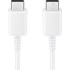 כבל מקורי Samsung Type-C to Type-C Cable 0.8m - לבן - יבואן רשמי