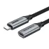 Extension cord CABLETIME USB-C (M) to USB-C (F) USB3.1Gen2 10Gbps PD100W 0.5m Color:black