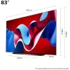 טלוויזיה חכמה LG OLED83C46LA OLED evo AI C4 4K OLED83C46LA - יבואן רשמי