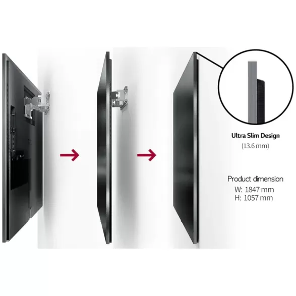 טלוויזיה חכמה LG OLED83G36LA OLED evo Gallery Edition 4K OLED83G36LA