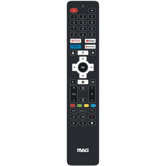 Smart TV MAG 4K 50" LED SMART TV Powered by GOOGLE TV GTV50D23 Color:black