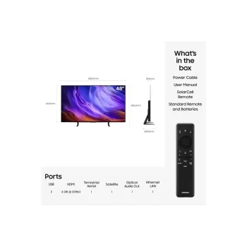 טלוויזיה חכמה Samsung QE48S85H OLED 4K 48 QE48S85H טלוויזיה חכמה Samsung QE48S85H OLED 4K 48 QE48S85H