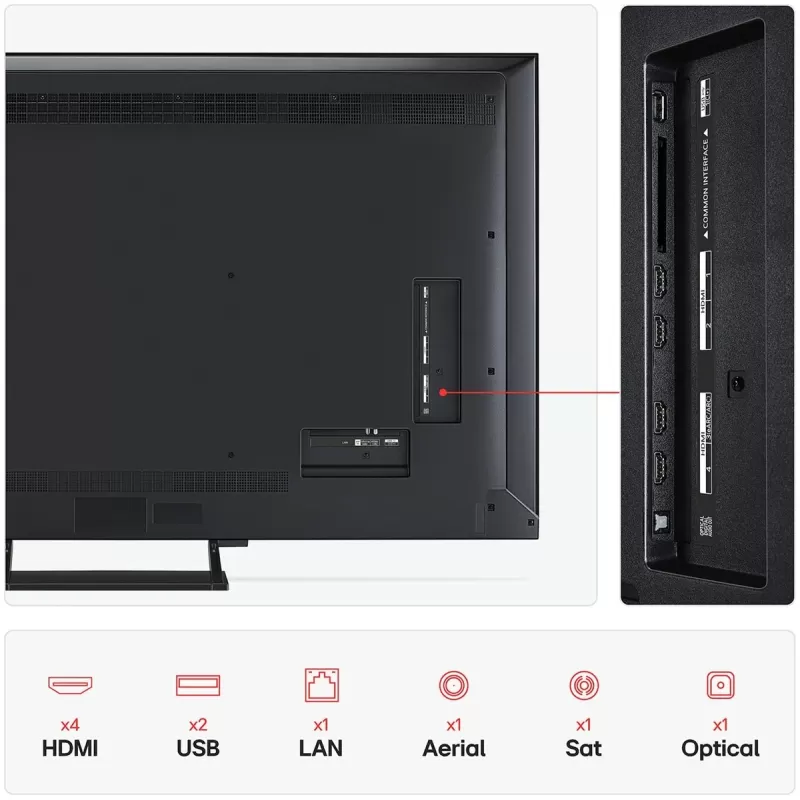 טלוויזיה חכמה LG 75QNED93A6A QNED MiniLED 4K 75QNED93A6A - יבואן רשמי