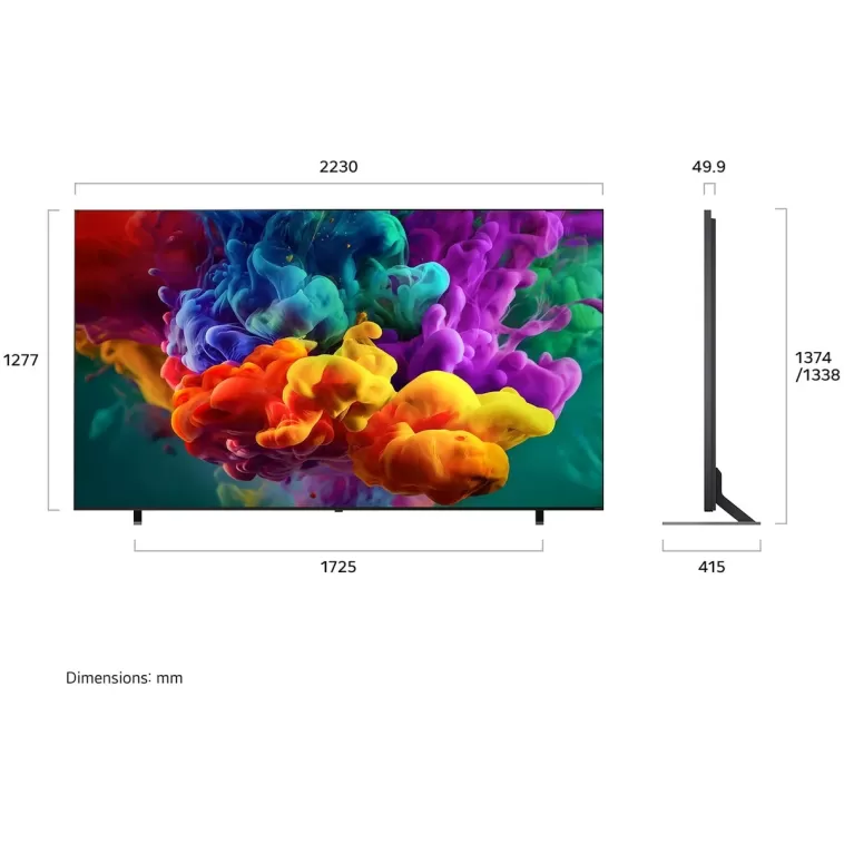 טלוויזיה חכמה LG 100QNED85B8 QNED evo Mini LED AI 4K 100QNED85B8 - יבואן רשמי טלוויזיה חכמה LG 100QNED85B8 QNED evo Mini LED AI 4K 100QNED85B8 - יבואן רשמי