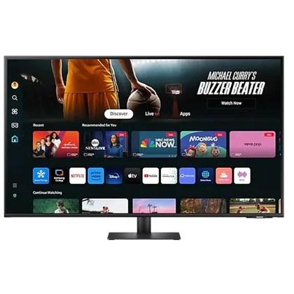 Smart TV Samsung SAMSUNG 43 WHITE/4K/SMART/S43DM703UM/TYPE C+HDMI/Speakers TV Plus/Tizen/Mirroring/Eye Saver Mode/HDR10/Game Mode/ 42.51 in 3840