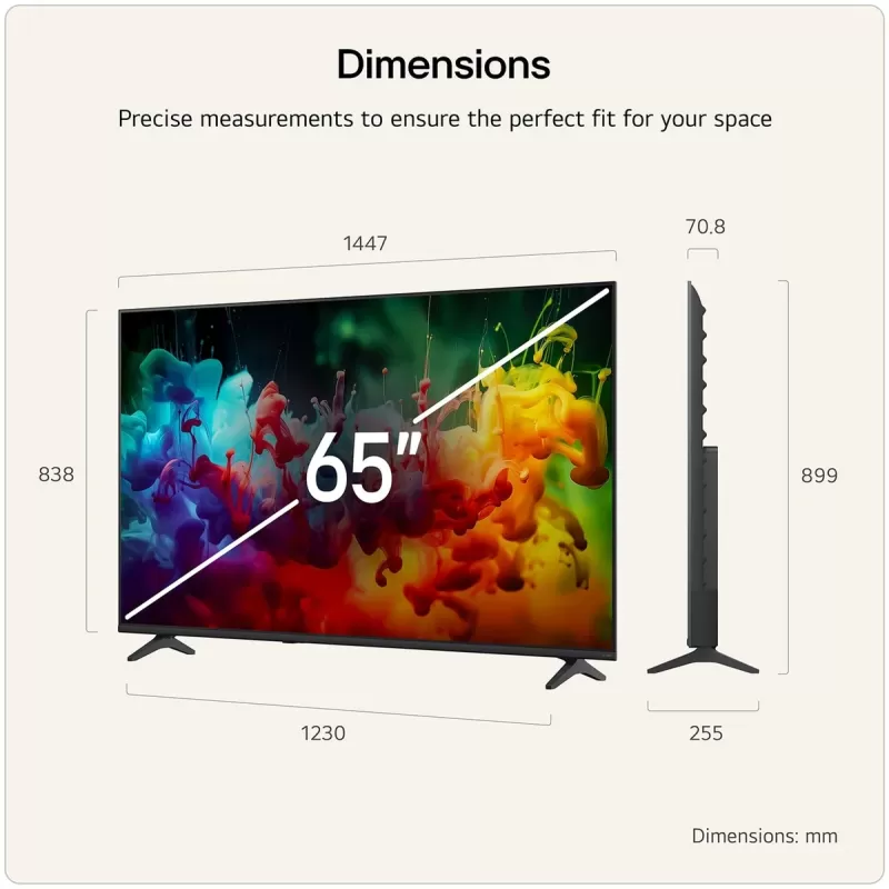 Smart TV LG 65QNED70B6T QNED MiniLED AI 4K 65QNED70B6T - official importer