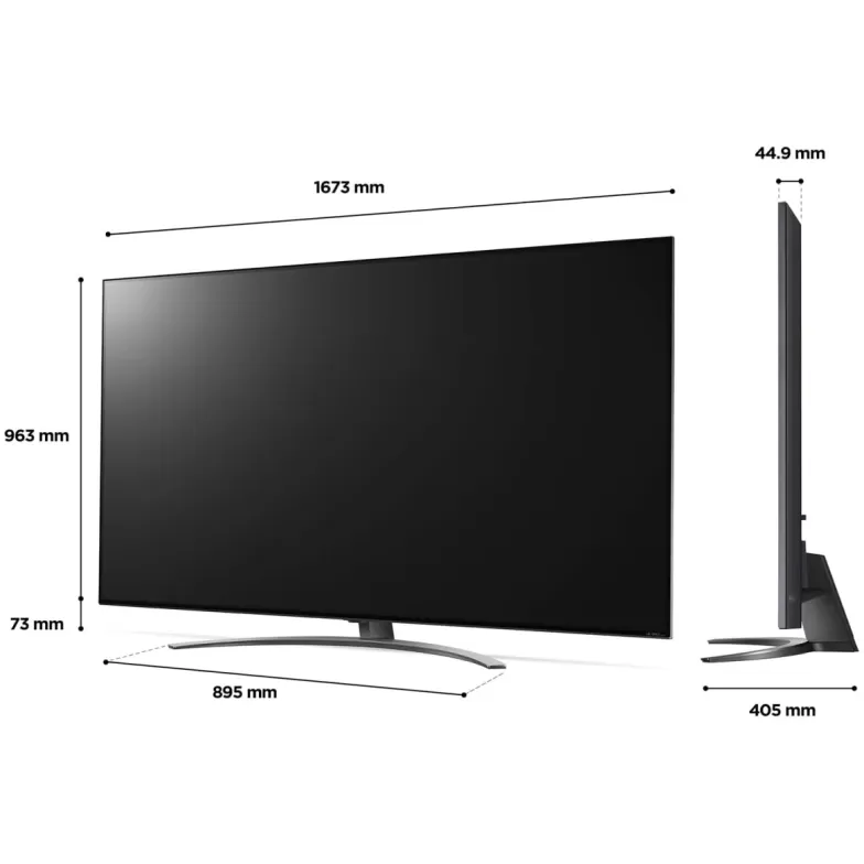 טלוויזיה חכמה LG 75QNED866QA QNED MiniLED 4K 75QNED866QA - יבואן רשמי
